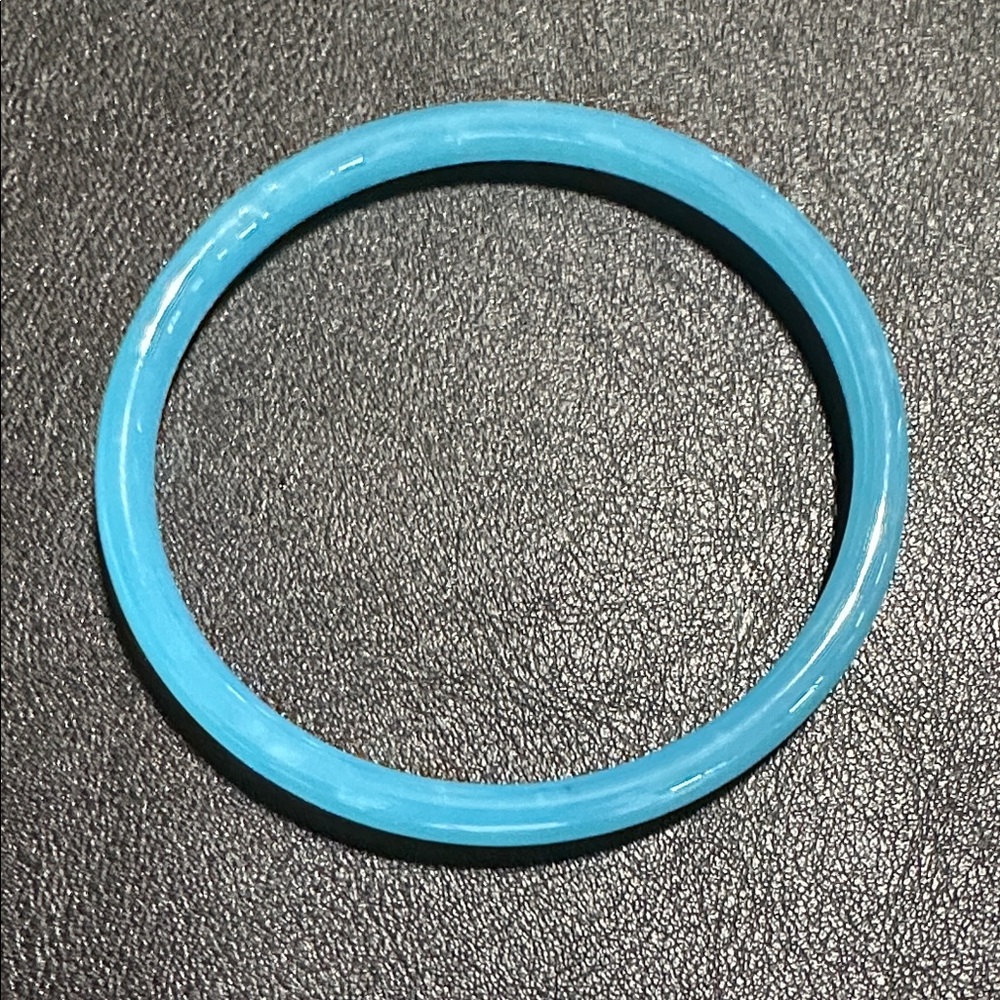 2.  Blue Glass Vintage Bangle Bracelet